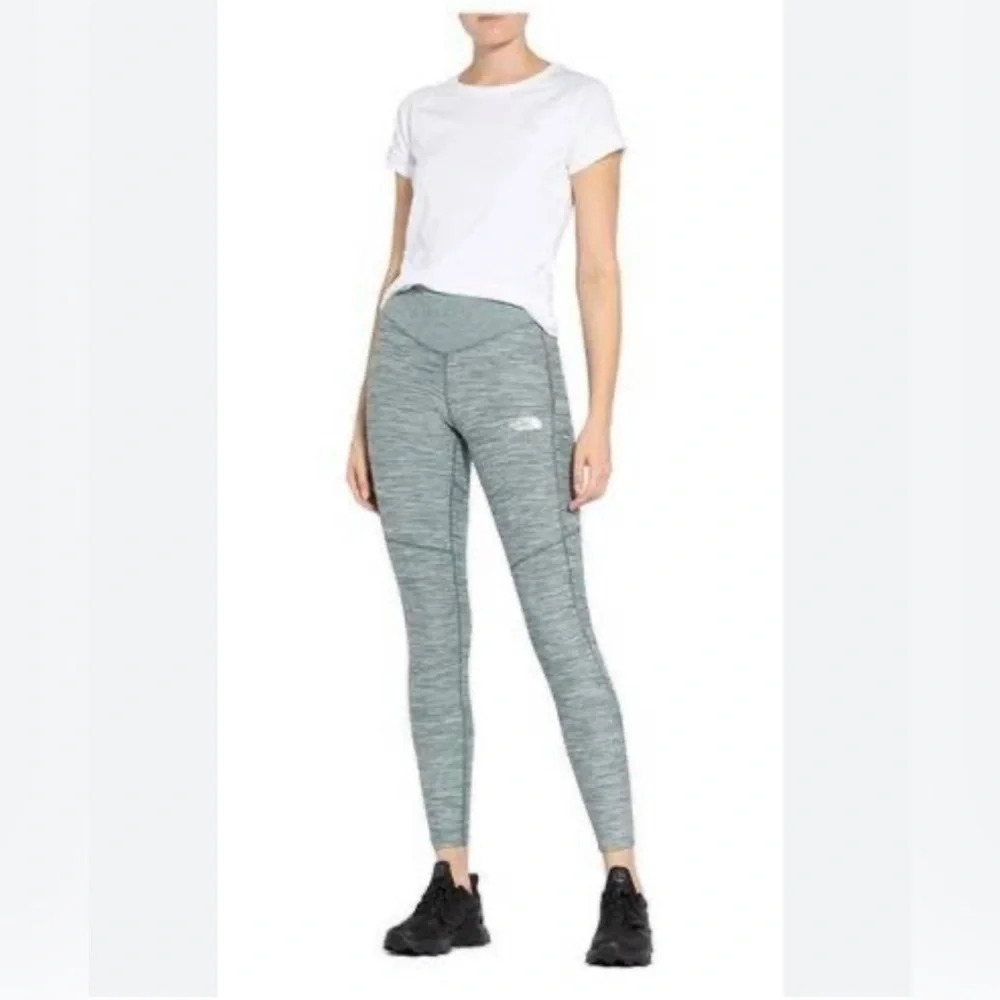 The North Face Women’s Dune Sky 7/8 Leggings Balsamic Green Heather Size Small